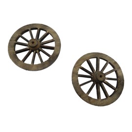 Melody Jane Dolls House Wooden Cart Carriage Wagon Wheel Miniature Rustic Farm Accessory