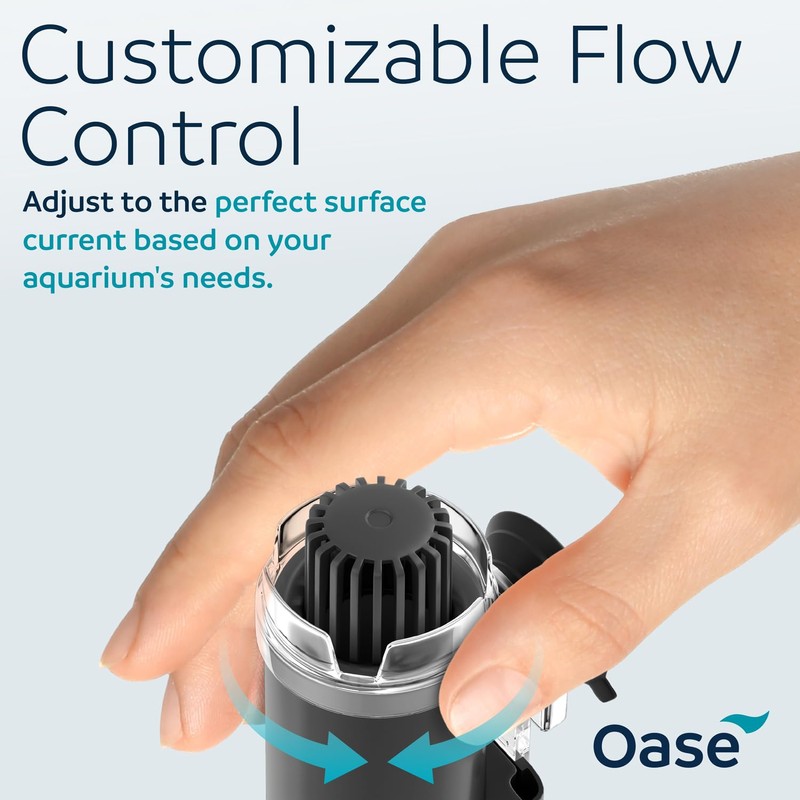 OASE CrystalSkim 350 Surface Skimmer for Freshwater and Marine Aquariums