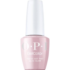 OPI GelColor, Dark Beige Opaque Crème Gel Nail Polish, Up to 3 Weeks of Wear & Self-Correcting Formula, You’ve Got that Glas-glow, 0.5 fl oz