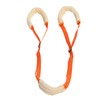 2Pcs Dog Back Legs Support Harness Soft Coral Velvet Adjustable