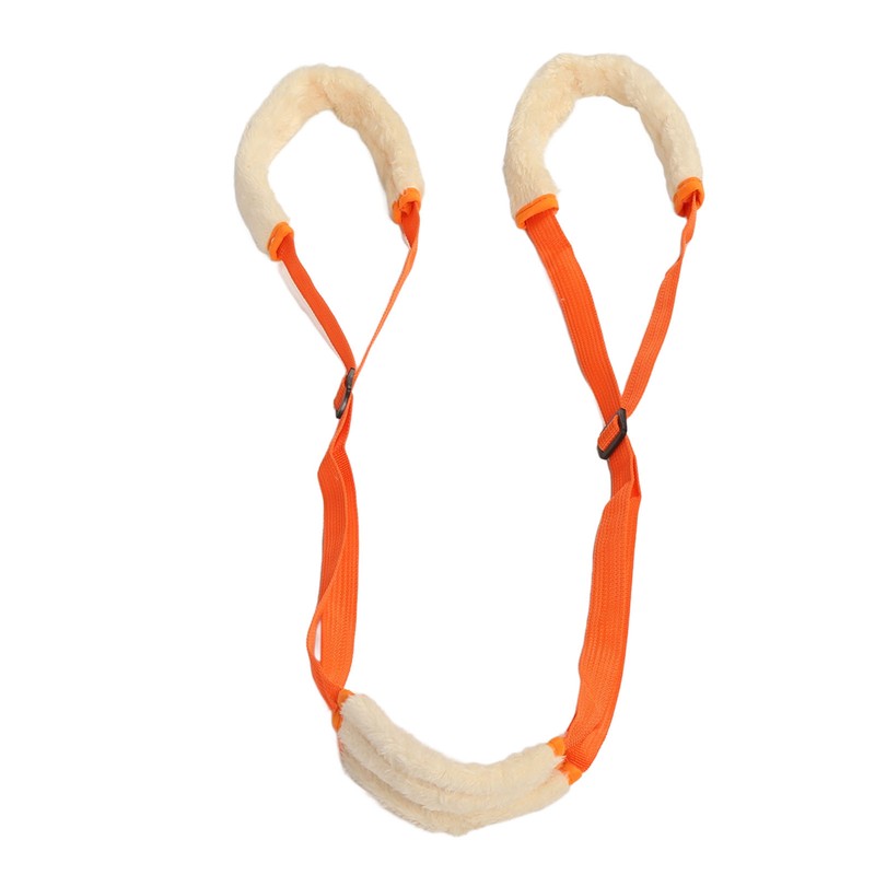 2Pcs Dog Back Legs Support Harness Soft Coral Velvet Adjustable
