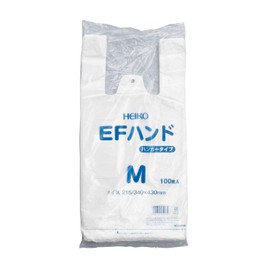 Plastic bag (milk white); Standard: M; Size (H x W x D): 16.9 x 8.5 x 4.9 inches (430 x 215 x 125 mm); Quantity: 100
