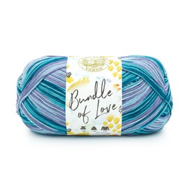 Lion Brand Yarn Bundle of Love Multicolor Baby Yarn for Knitting and Crochet, 1 Pack, Mermaid