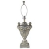Dale Tiffany SR149 Resin Table Lamp Base, Antique Silver