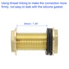 M METERXITY Bulkhead Fitting - Water Tank Connector, Brass Threaded