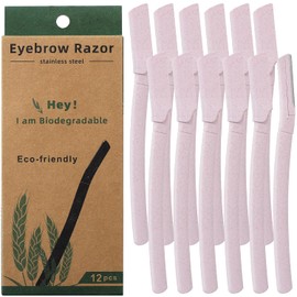 Thboxes 12 Pcs Dermaplaning Blades for Face, Face Razors for Women and Men, Hair Shaver Tool for Eyebrow, Facial Peach Fuzz, Body Fine Hair, Dead Skin Remover