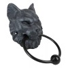 Mystical Cheshire Cat Gargoyle Door Knocker 7.25"Tall Resin Figurine Door