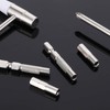 4 Pcs 1/4 to 4mm Drill Bit Adapter, 2 Pieces