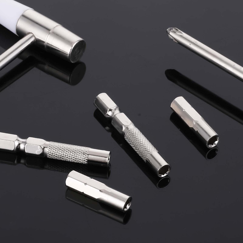 4 Pcs 1/4 to 4mm Drill Bit Adapter, 2 Pieces