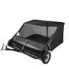 VEVOR Tow Behind Lawn Sweeper, Pull Behind Lawn Sweeper 50",