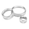 3Pcs Car Center Control Multimedia Knob Circle Cover Trim for