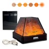 HISUNY 2-in1 Smart Heating Essential Oil System Himalayan Salt Lamp,
