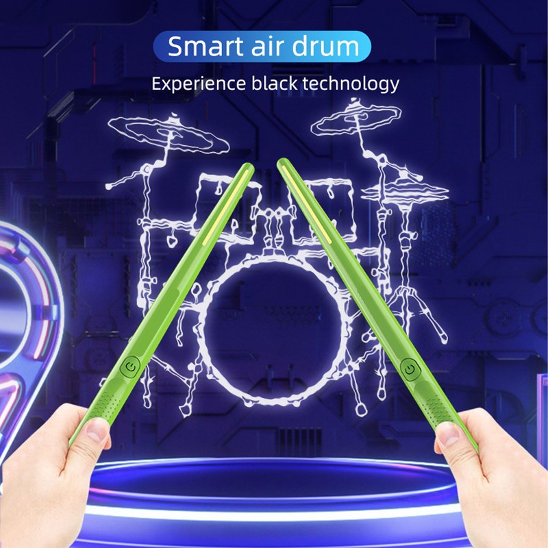 Virtual Drum Kit Portable Virtual Reality Drum Set with Sticks