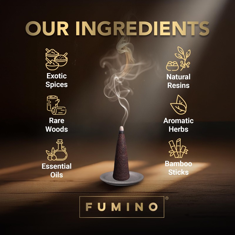 Fumino® Coconut Fresh Incense Cones 20 per Box Masala Agarbatti