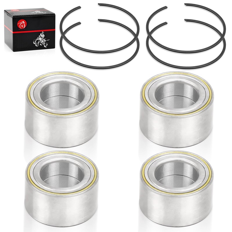 4pcs Front Rear Wheel Bearing & Circlip for Can-Am Maverick