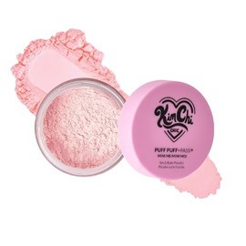 KIMCHI CHIC, Mini Me Puff Puff Pass Pink, Polvo Suelto Fijador, Ultraligero con Polvo de Arroz y Vitamina E, Acabado Mate, Control de Brillo