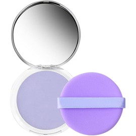 Control de Aceite En Polvo Mate de Lavanda,Polvo Fijador Mate Sin Poros para Mujeres, Acabado de Maquillaje Suave y Agradable para La Piel,Control de Brillo 12h,Ideal para Todo Tipo de Piel (Morado)
