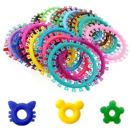 Ligaduras De Ortodoncia Dentales Multicolores, Bandas De Goma, Juntas Tóricas De Ortodoncia Con Forma De Gato, Flor Y Ratón, 1000 Unidades Para Clínicas, Hogares Y Salones De Belleza (Estilo A