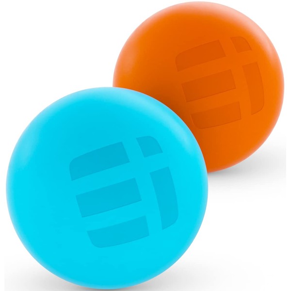 Ergonomic Innovations Lacrosse Balls: Two 2.5” Diameter Firm Rubber Lacrosse Balls, Official Size and Weight, Perfect for Lacrosse Practice