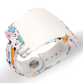 Wipeband NOSE WIPES- Unique Wristband with tissues for kids. Solution to Kid's RUNNY NOSE. Has 6 layers of Laminated, Soft tissues. INTUITIVE, EASY and EFFECTIVE. Say goodbye to dirty hands & clothes.