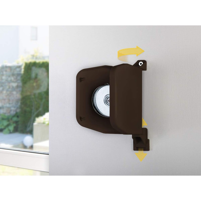 Schellenberg 50141 Screw-On Winder Flexo Opening Mini, Brown