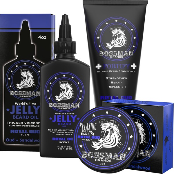 Bossman Bossman Essentials Beard Kit for Men C Beard Oil