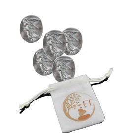 Earth Therapy - Value 10 Pack - Pocket Guardian Angel Coins with Serenity Prayer Cards - Token Charm for Wallet or Car - Blessing Gift for Yourselves and Your Loved Ones