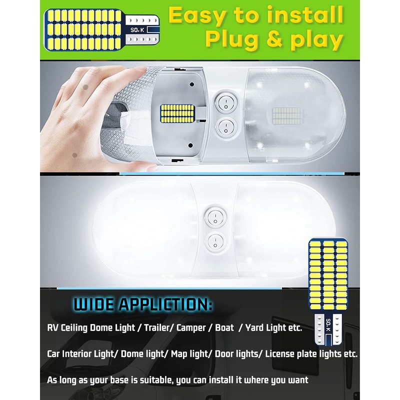 UNXMRFF - Super Bright Natural White T10 921 922 912