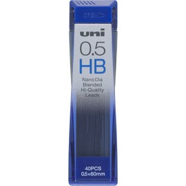 三菱鉛筆 uni ナノダイヤ シャープ替芯 0.5mm HB 黒 [1個] uni0.5-202ND