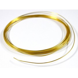 Gauzy or Workshop a-texisutexikkuwaiya- artisticwire Diameter 1 mm Approximately/5 m Yellow Gold Color Aluminum Wire Wire Craft Material Craft Vice Supplies