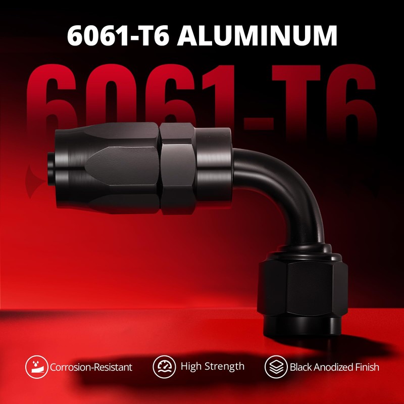 EVIL ENERGY 6AN Hose End Fitting Kit Straight 45 90