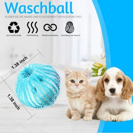 Lint Catcher Washing Machine, Reusable Pet Hair Remover, Lint Balls, Washing Machine, Cat Hair Remover, Dog Hair, Hair Catcher, Washing Machine for Removing Pet Hair, Lint, Pack of 16