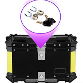 Lock Set for Top Case, Motorcycle Bag, Box Case, Metal Lock, Accessories, 2 Keys, Motorcycle Lock Cylinder Core