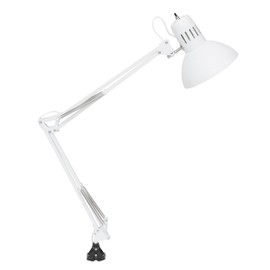 Studio Designs Swing Arm Lamp, 13-watt, White, 6.5" W x 7" D x 36" H