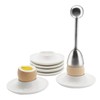 Egg Cutters Egg Cups, Egg Topper Stainless Steel Eggshell Cutter