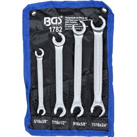 BGS 1782 Open Ring Spanner Set, Offset, Inch Sizes, Set of 4