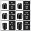 1/2" to 3/4" L075 Flexible 3-Piece L-Jaw Coupling Coupler Set