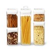 Felli Flip Tite Storage Container with Lid 4" Airtight Ring