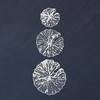 Creative Co-Op Handmade White Coral Shaped Paper & Metal Wall