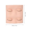 2 Pairs Replacement Eyelids for Lash Mannequin Head, Removable Realistic