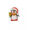 Christmas Penguin Holiday Patch, Iron On/Sew On