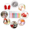 TIMESETL Crochet Hook Set Knitting Needles Set, 12 Pcs Ergonomic