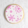 Snowflakes Cookie Stencil Template - Reusable & Durable Food Safe