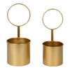 Kate and Laurel Kellet Modern Wall Planter, Set of 2,