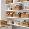 StorageWorks Large Rectangular Wicker Basket, Water Hyacinth and Seagrass Storage