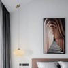 KCO Lighting Mid Century Modern Gold Globe Pendant Lighting Brushed