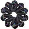 10pcs Number Synthetic Leather Golf Iron Covers Head Covers Club