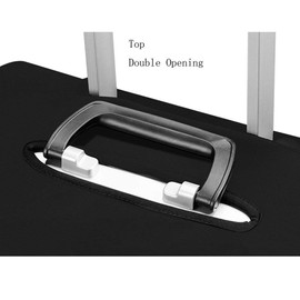 OuLi Store® Travel Luggage Cover Fit for 18-32 Inch Luggage Travel Luggage Protective Covers Suitcase Cover Elastic Dustproof Travel Accessories (European Landscape, M-(22-24 inch Luggage))