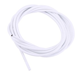 Fahrrad-Schaltkabel, Stahl, Gummi, PVC, MTB, Straße, Abriebfest, Leicht, Funktioniert mit Schalthebeln und Umwerfern für die Manuelle Wartung (White)