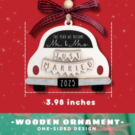 Wedding Gifts -Wedding Gift for Couples 2025, Bride,Future Mr and Mrs - Bridal Shower Bride Gift ldeas for Her,Married Couple, Newlywed -Wood Hanging Ornament2025